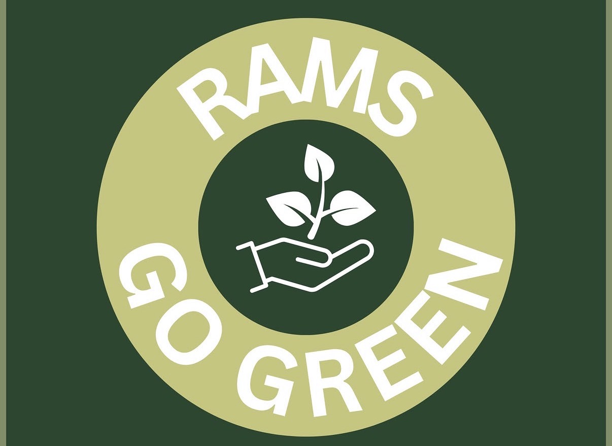 Rams Go Green logo